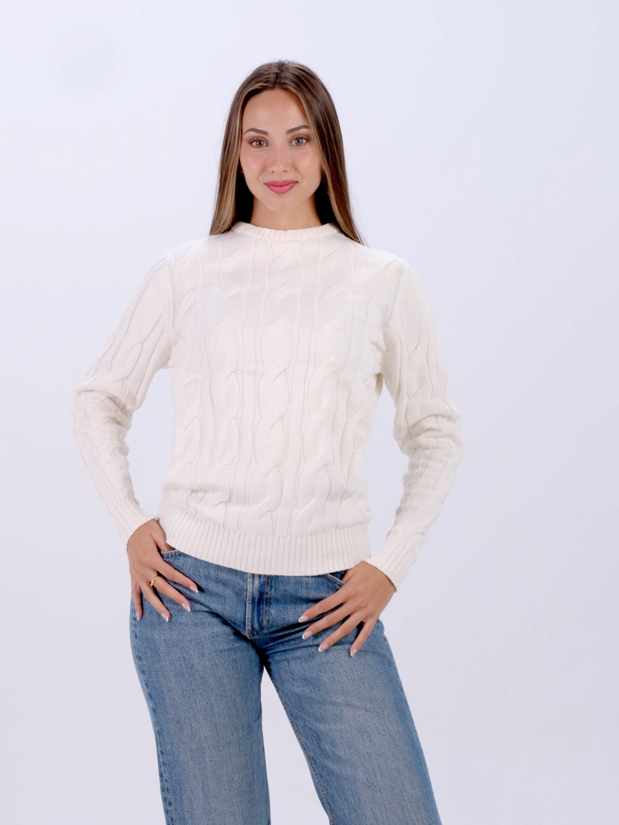 Pull Femme Snowfall en 100 % Coton Bio