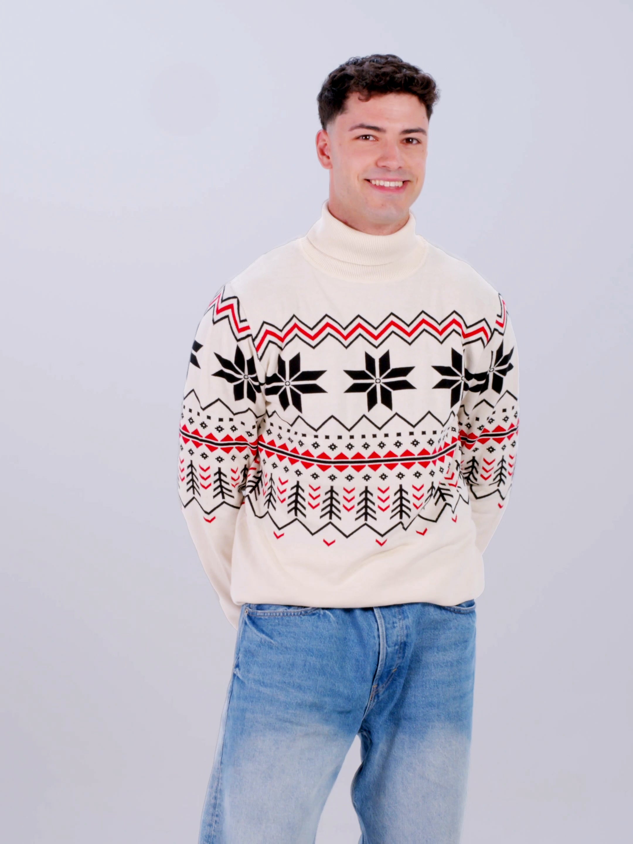 Jersey Hombre Après-ski de Algodón Orgánico 100%