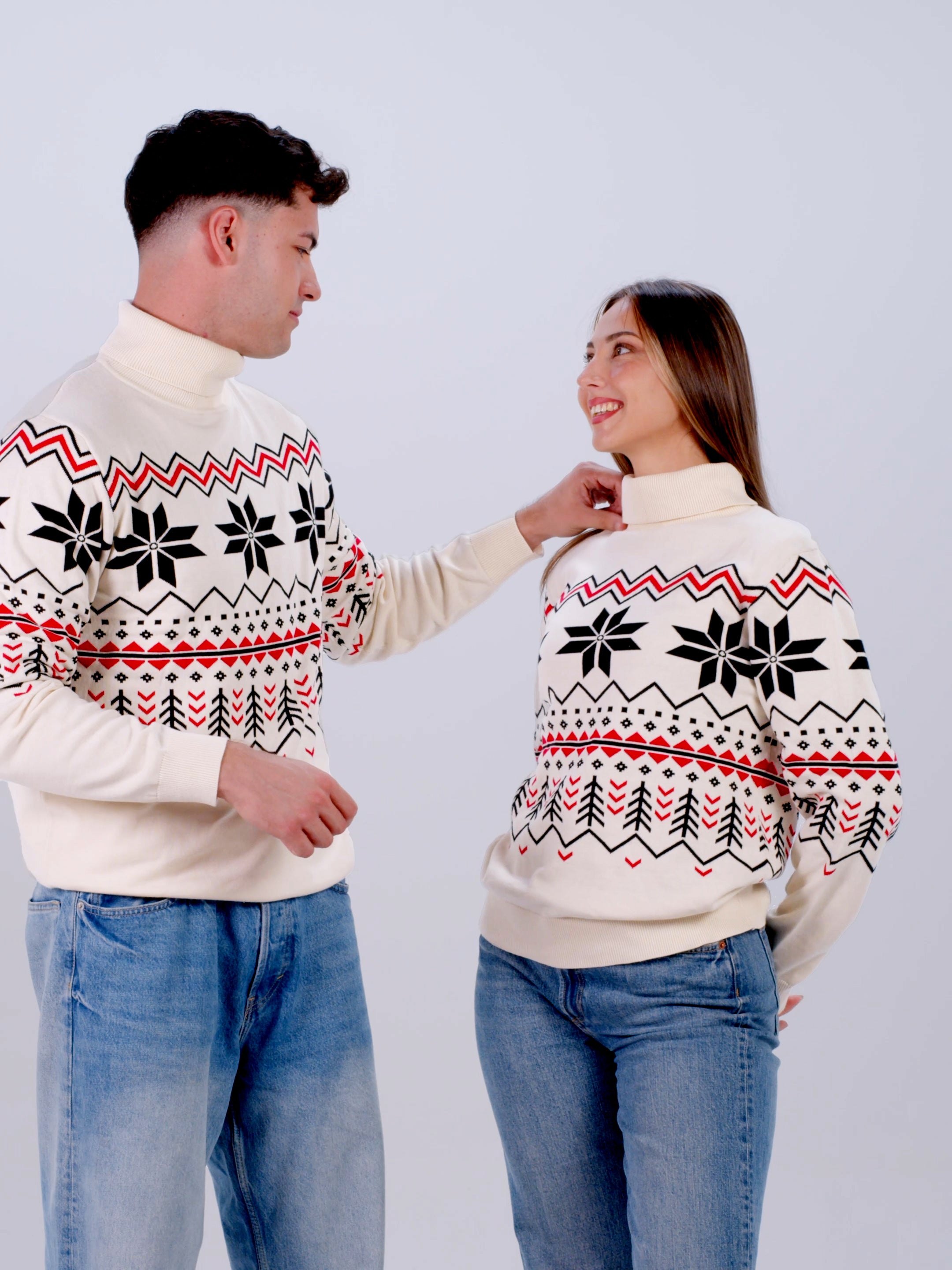 Jersey Mujer de Pareja Après-ski de Algodón Orgánico 100%