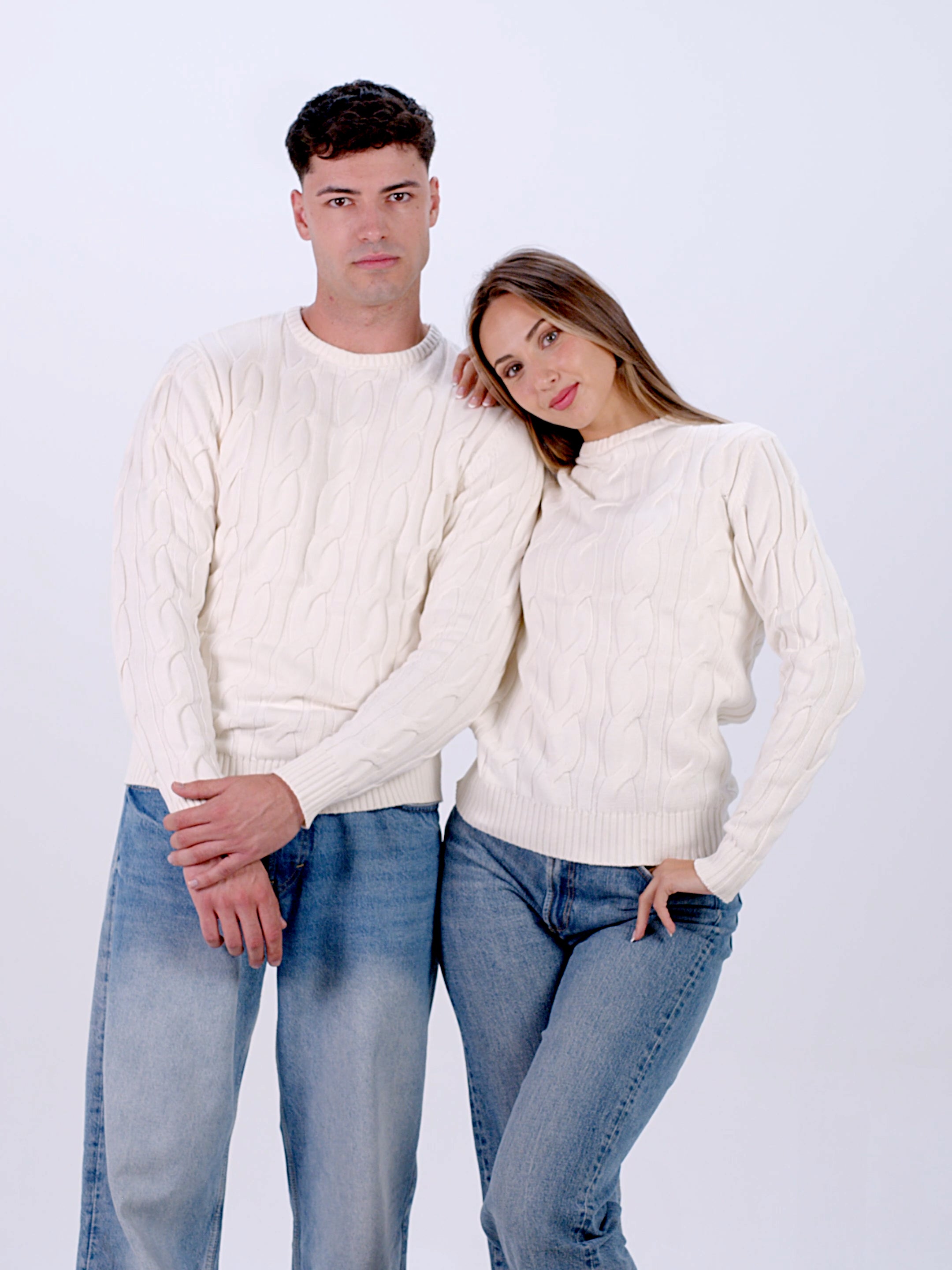 Jersey Mujer de Pareja Snowfall de Algodón Orgánico 100%